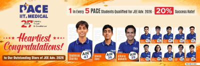 PACE IIT and Medical JEE Advanced 2026 results with AIR 36, AIR 39, AIR 47 and 100 plus qualified students